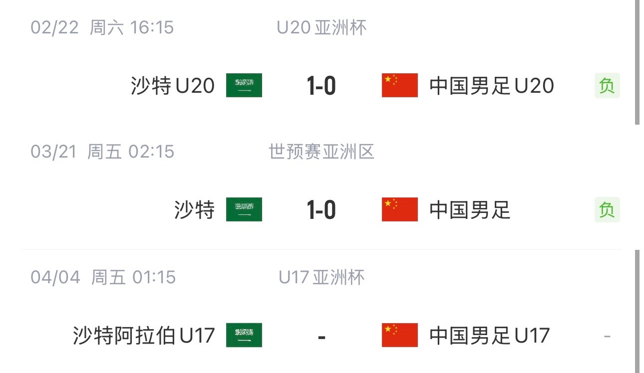 國(guó)字號(hào)三遇沙特！國(guó)少U17亞洲杯首戰(zhàn)對(duì)陣沙特，此前國(guó)足&國(guó)青均負(fù)